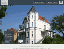Tablet Screenshot of pension-villa-beer.de